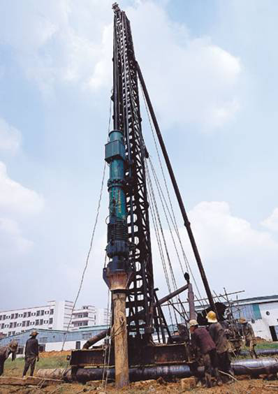 池州青阳县振动沉管载体桩
